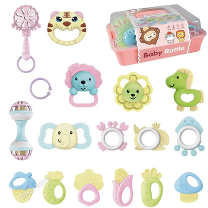 Newborn Baby Rattle & Teething Toy