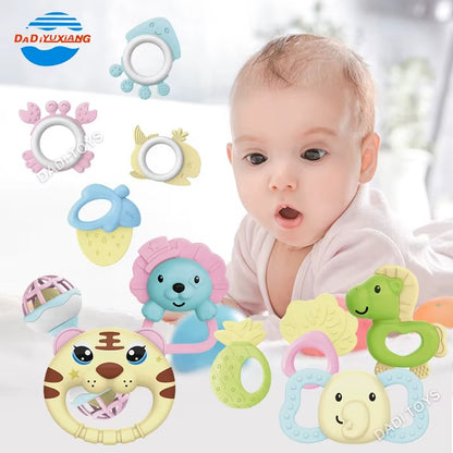 Newborn Baby Rattle & Teething Toy