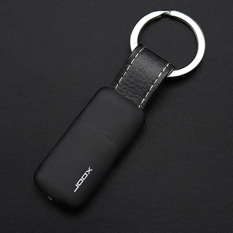 Black Color Windproof Metal Lighter Keychain