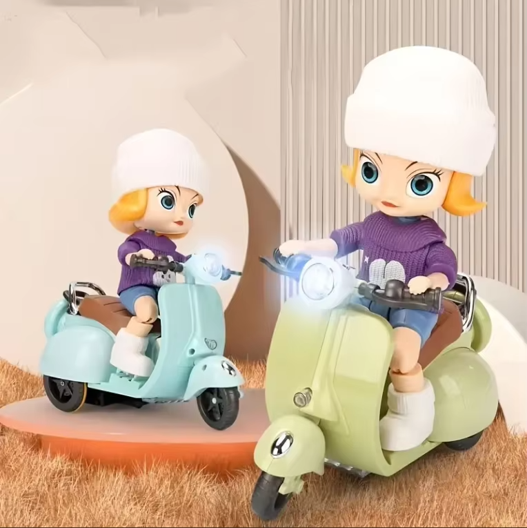 360° Rotation Electric Stunt Motorcycle Toy