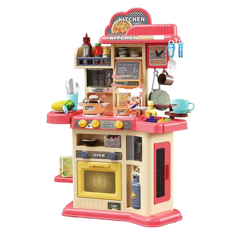 80cm Kids Pretend Play Kitchen Set