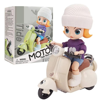 360° Rotation Electric Stunt Motorcycle Toy