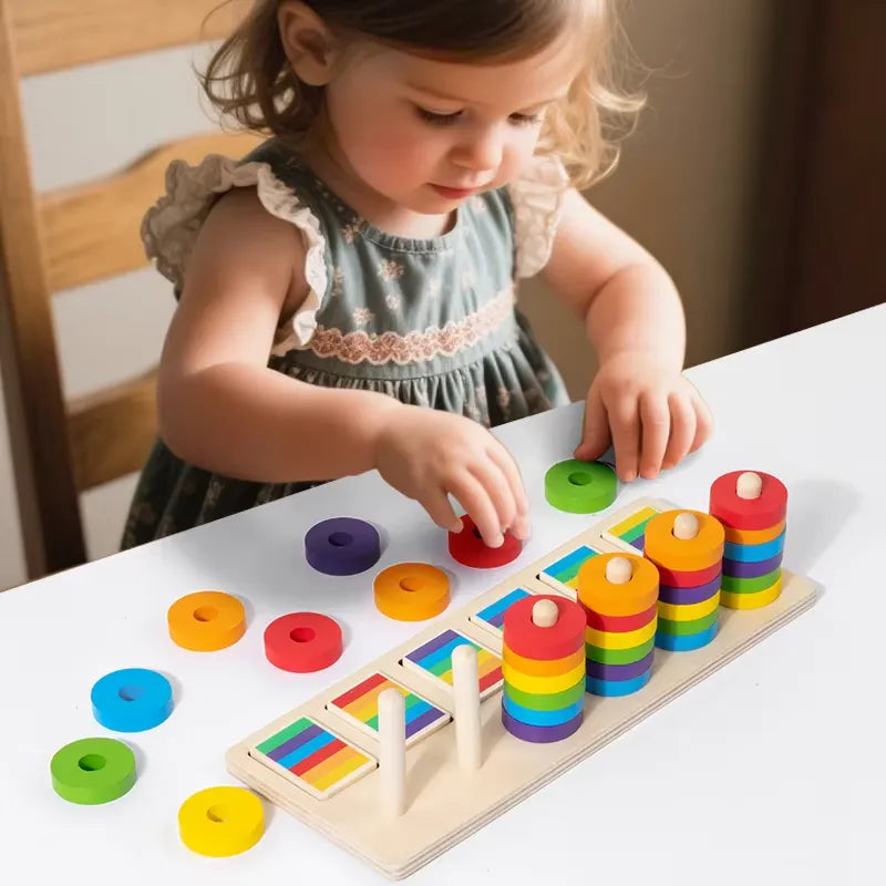 Wooden Color Matching Game