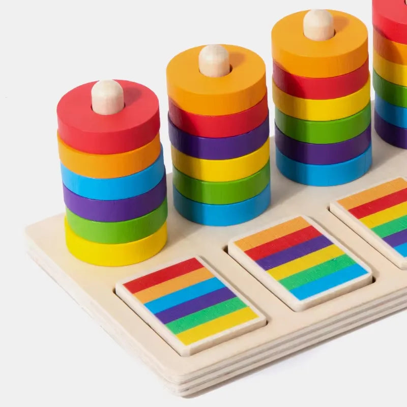 Wooden Color Matching Game