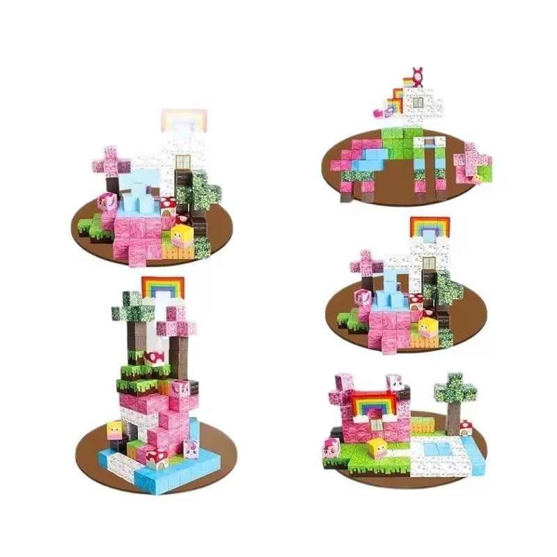 200Pcs Magnetic Building Blocks