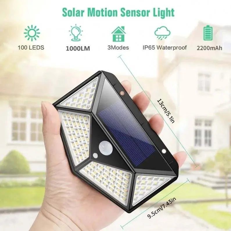 100 LED Solar Garden Light