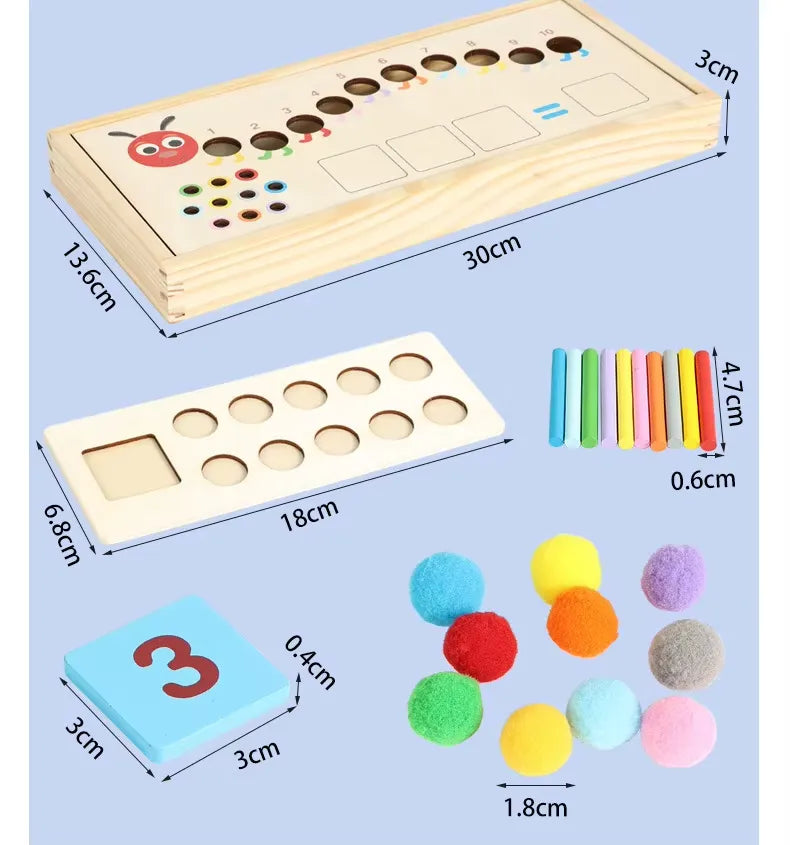 Little Caterpillar Math Toy – Colorful Learning for Tiny Hands
