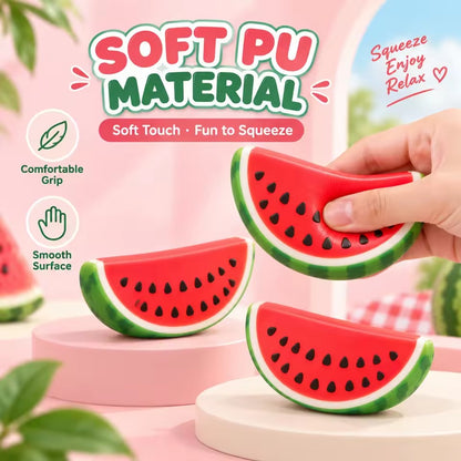 1-Piece  Watermelon Slice Squishy Toy