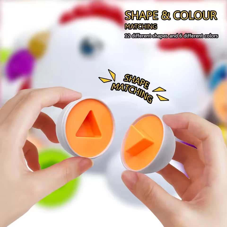 Matching Eggs Shape Recognition Toy