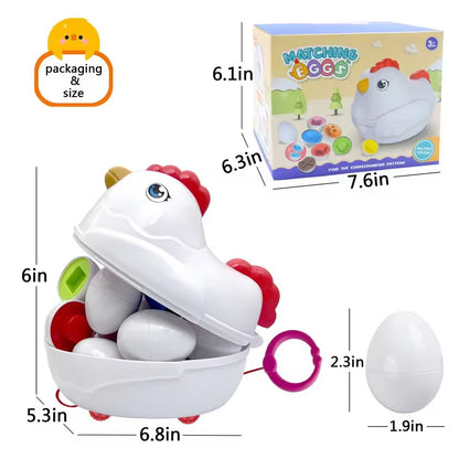 Matching Eggs Shape Recognition Toy
