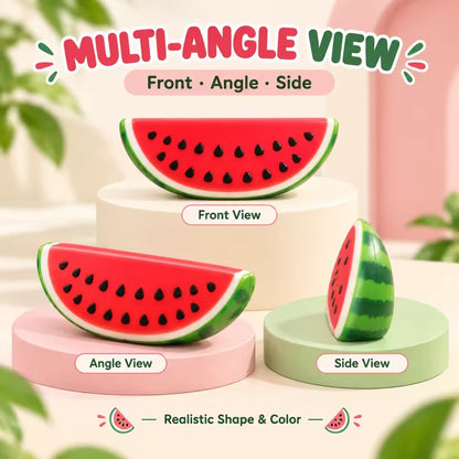 1-Piece  Watermelon Slice Squishy Toy