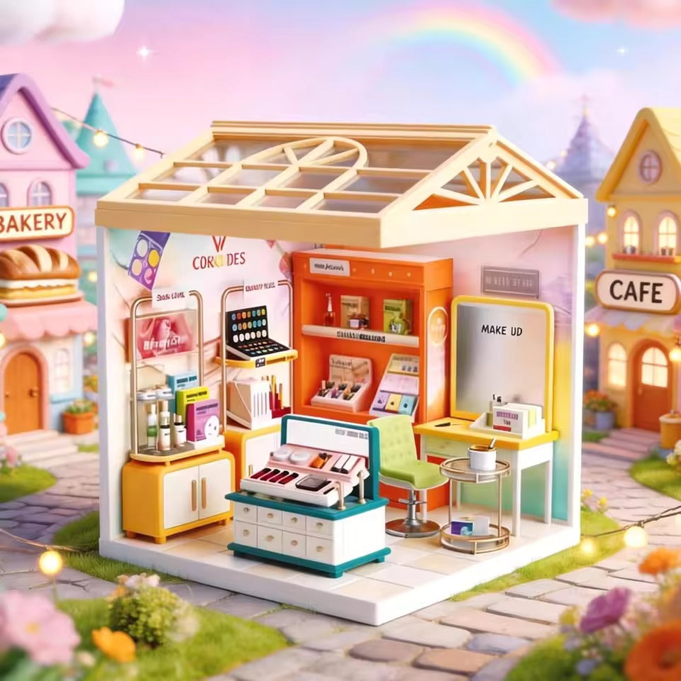 Fairy Care Exquisite Fashion & Beauty Salon Dollhouse