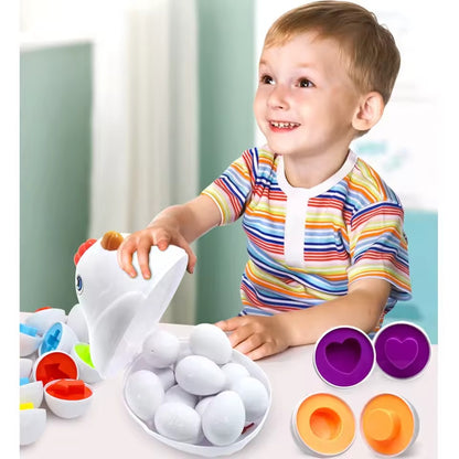Matching Eggs Shape Recognition Toy