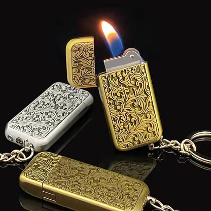 Premium Metal Retro Windproof Pocket Lighter