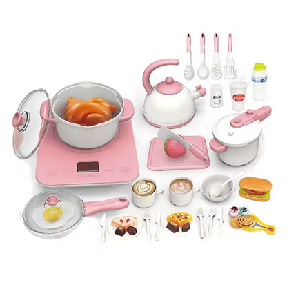 Kids Simulation Cooking Kitchen Play Set