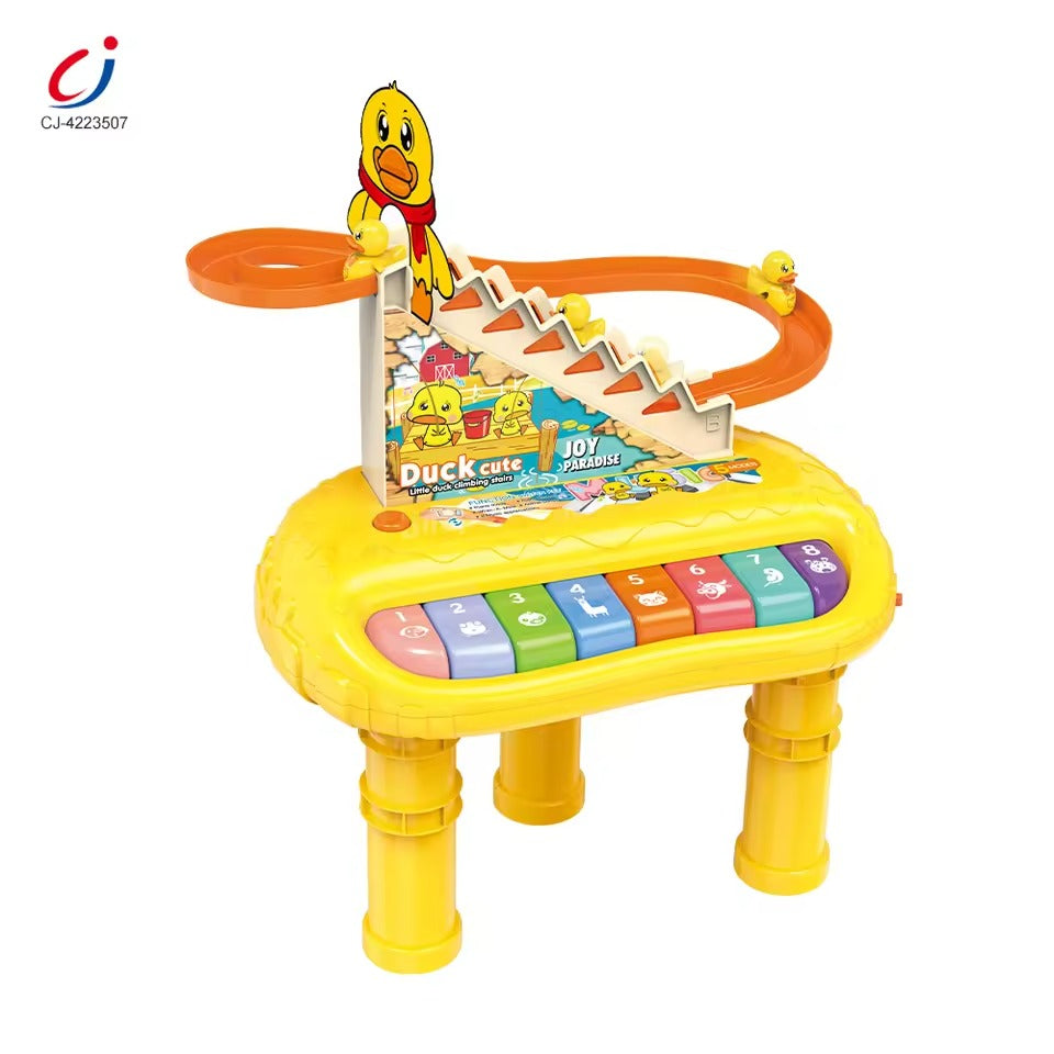 2-in-1 Educational Musical Duck Piano Toy