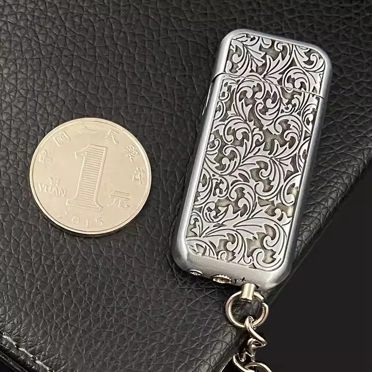 Premium Metal Retro Windproof Pocket Lighter