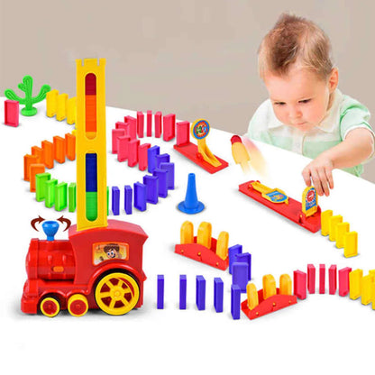Domino Train Set – Automatic Block Placement Game