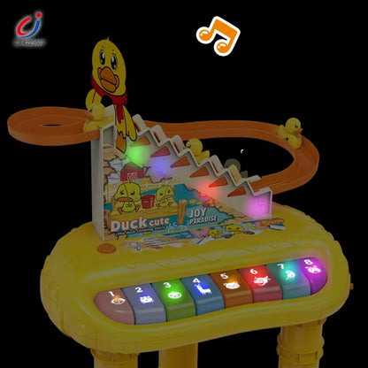 2-in-1 Educational Musical Duck Piano Toy