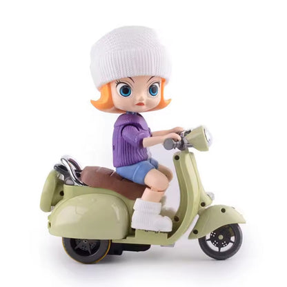 360° Rotation Electric Stunt Motorcycle Toy