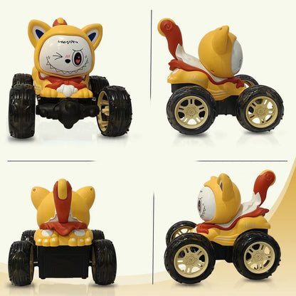 Fiber LABUBU Stunt Car