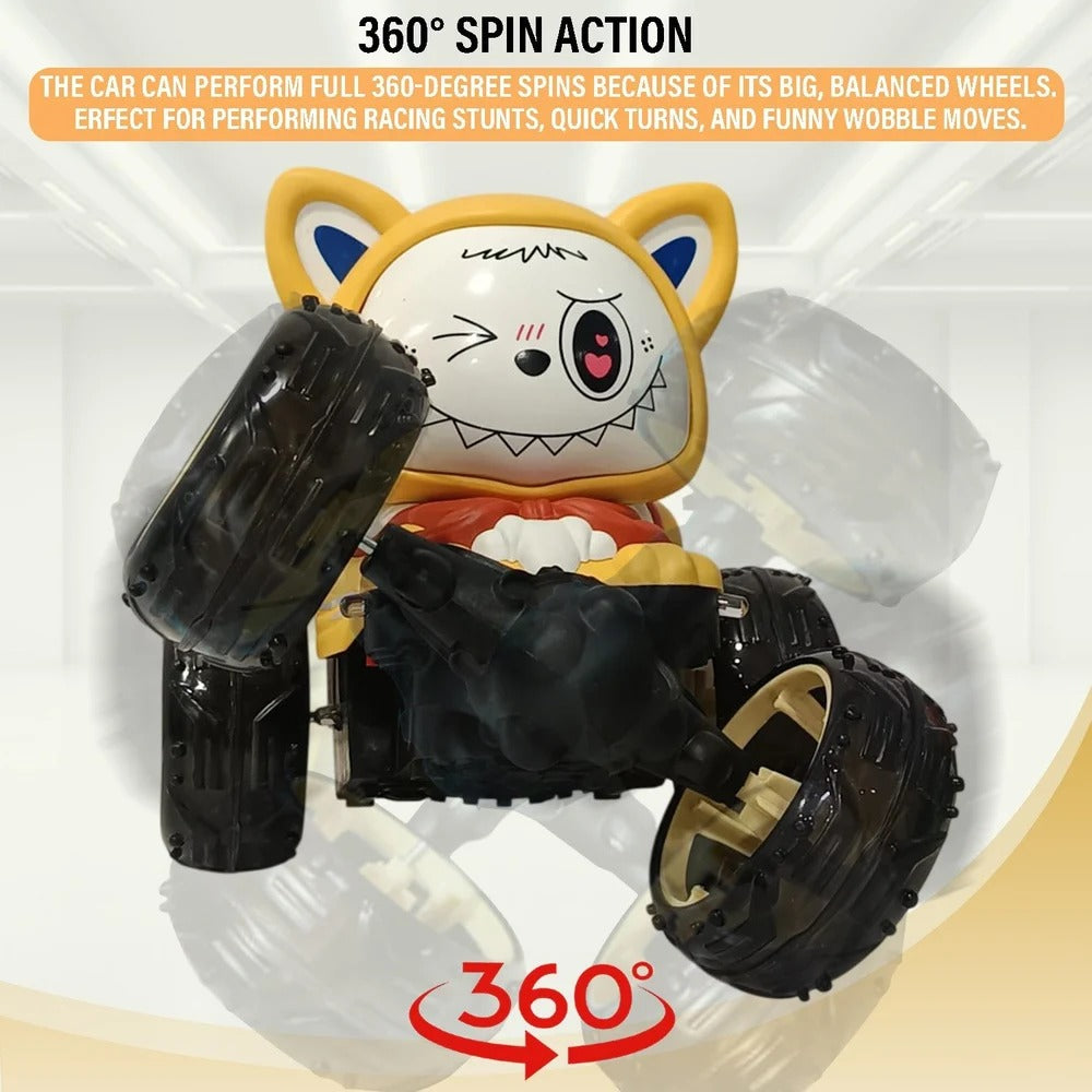Fiber LABUBU Stunt Car