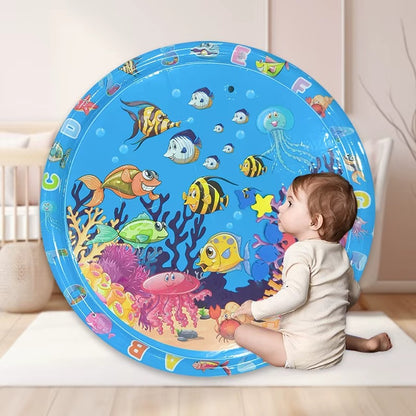Premium Baby Tummy Time Water Play Mat – 65cm
