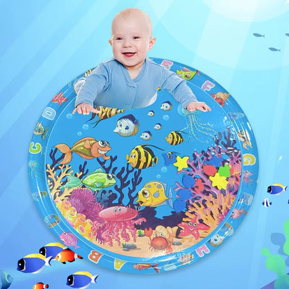 Premium Baby Tummy Time Water Play Mat – 65cm