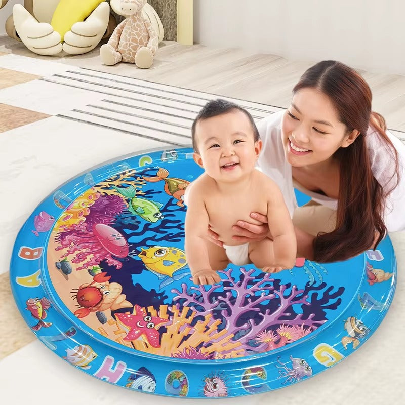 Premium Baby Tummy Time Water Play Mat – 65cm