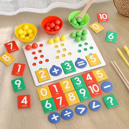 Montessori Clamp Beads Sorting Toy
