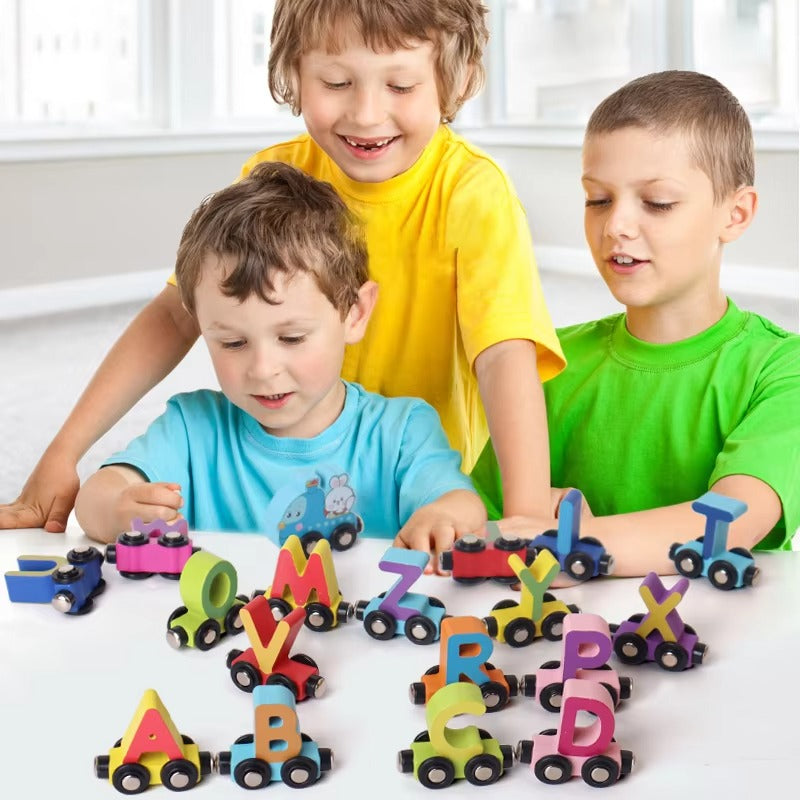 Magnetic Number Digital Train (0–10)