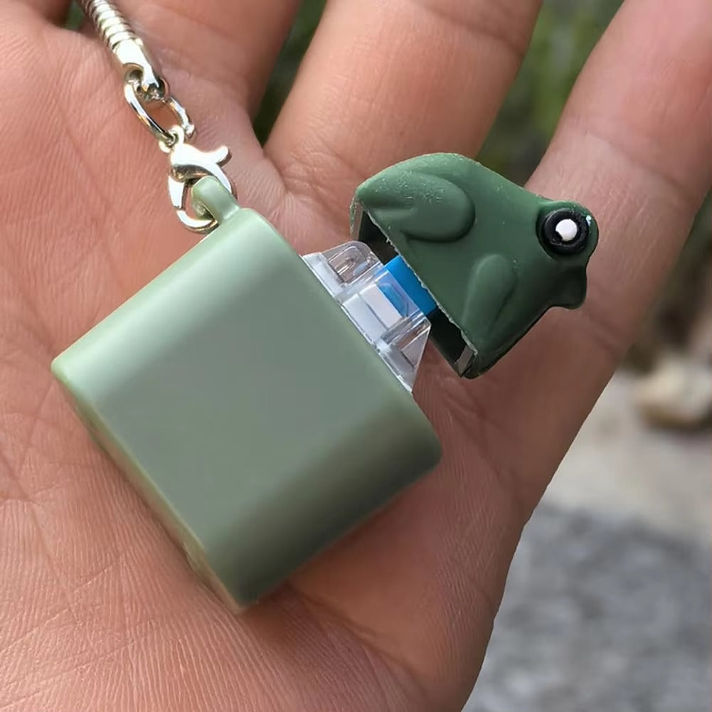 Frog Fidget Keychain – Lights & Sound