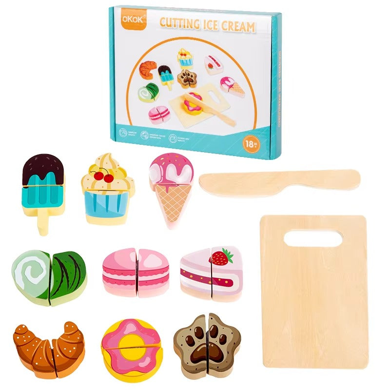 Wooden Dessert Cutter Toy
