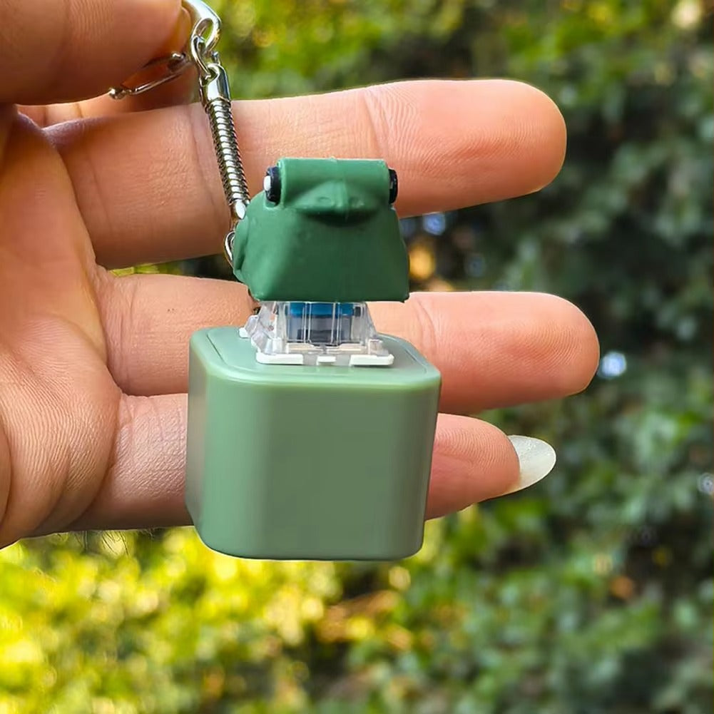 Frog Fidget Keychain – Lights & Sound