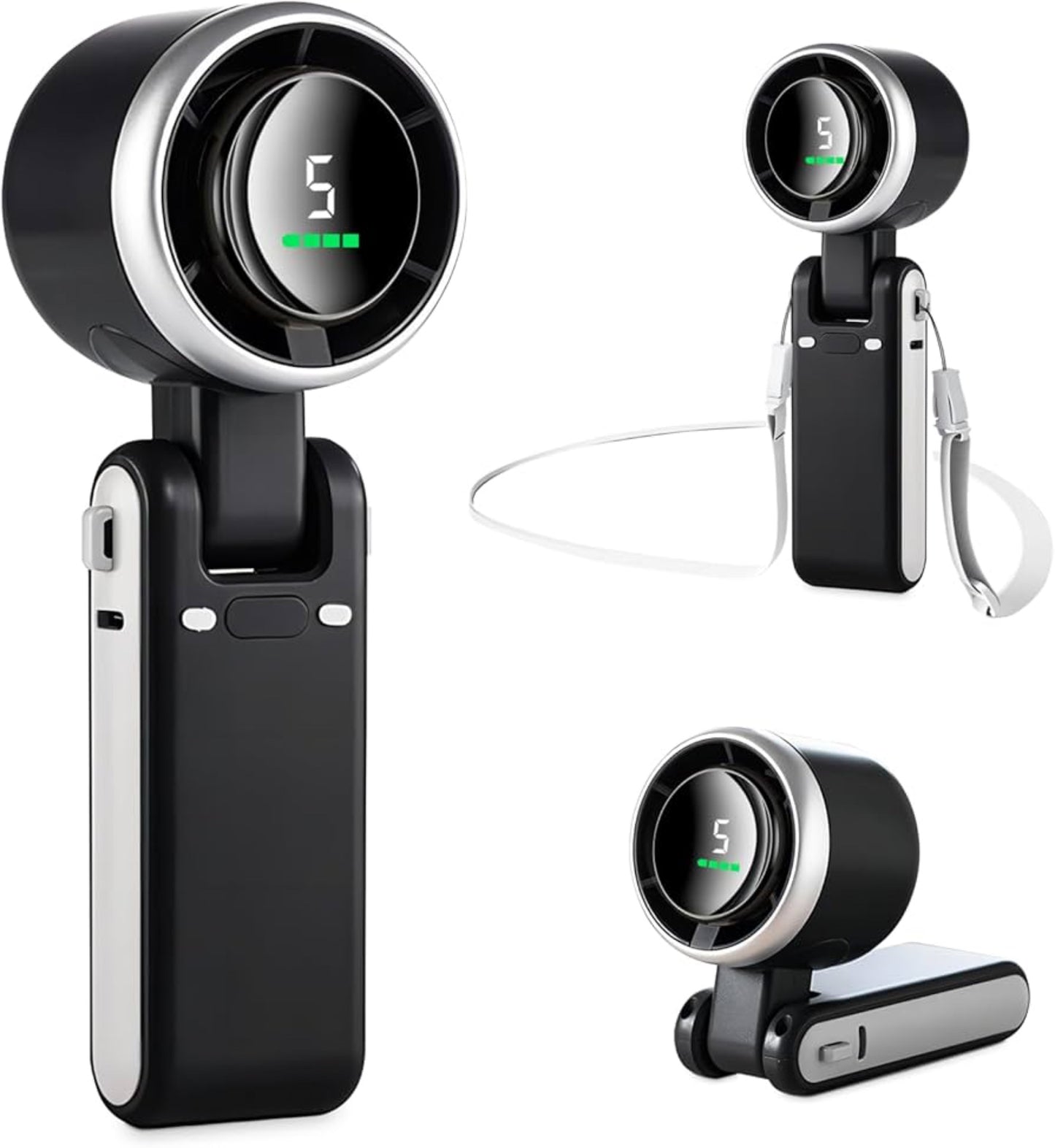 Portable Handheld Turbo Fan with 3600 mAh Battary