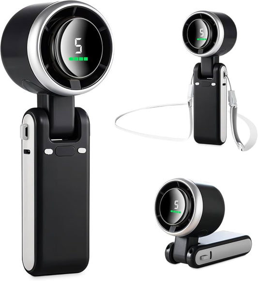 Portable Handheld Turbo Fan with 3600 mAh Battary