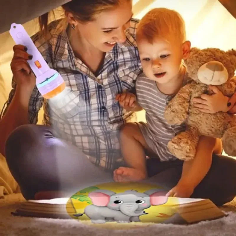5-in-1 Kids Projection Torch – Early Learning Fun