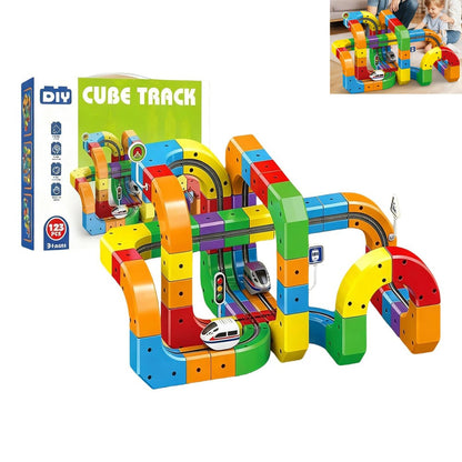 DIY Electric Magic Track Car Set (55 Ps)